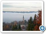 1. Dezember 2011, Stäfa, der Zürichsee in den Wolken